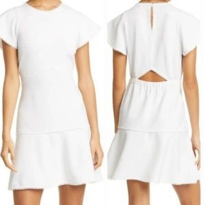 JOIE White Dress with small cutout in back